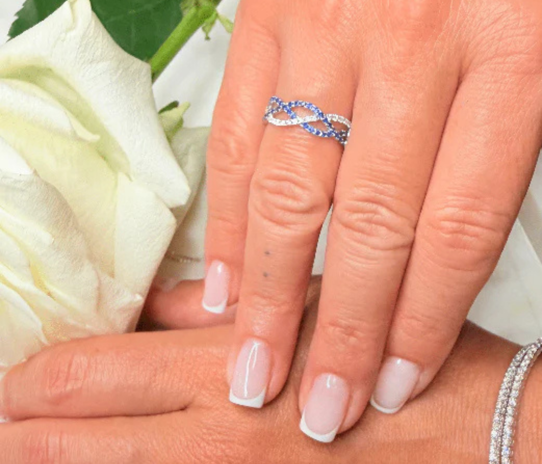 Pavé Diamond Open Ring