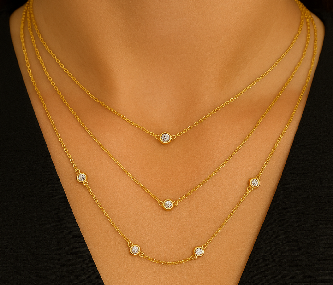 Silver & Diamond Necklace