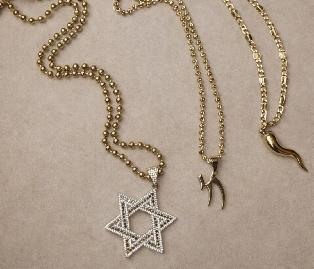 Gold Diamond Pendant Necklace