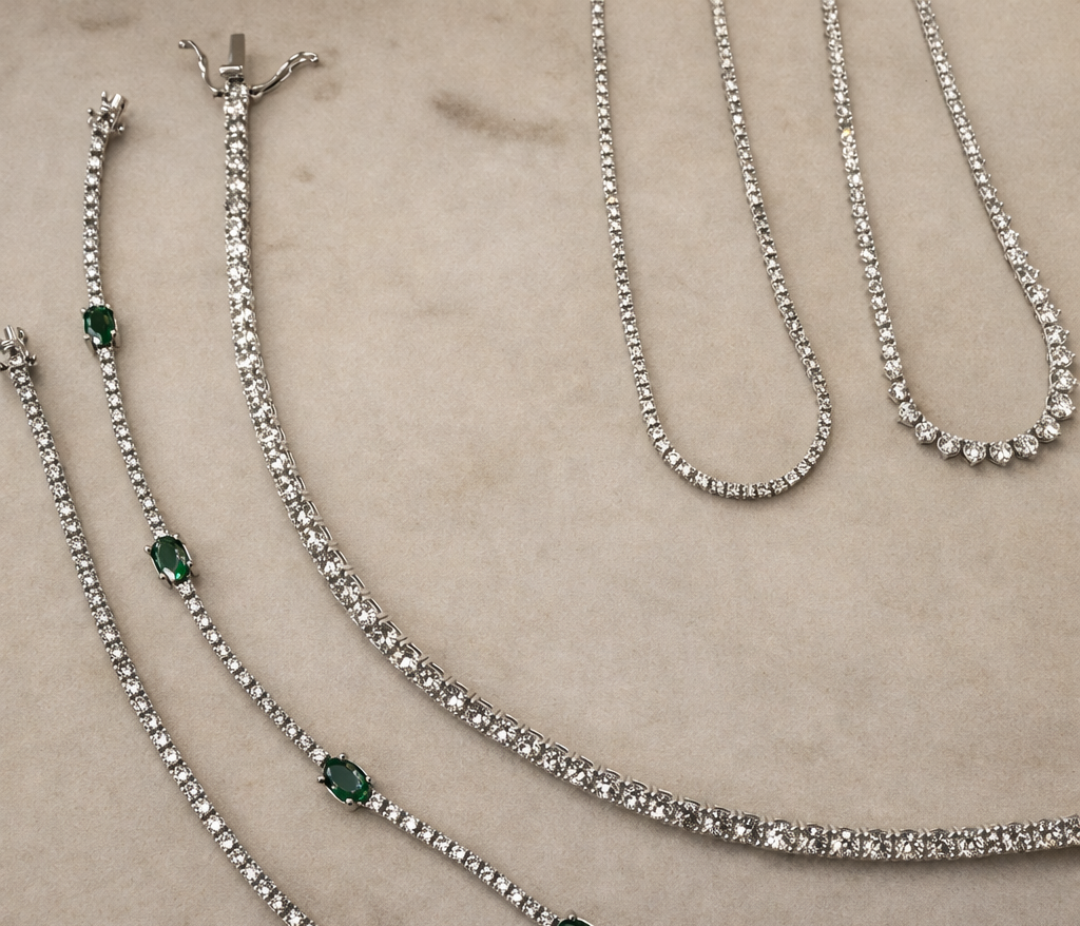 Diamond Bar Necklace