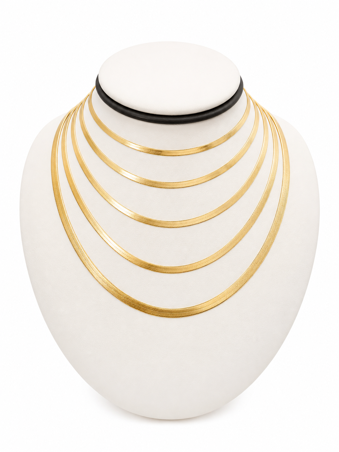 Small Herringbone Necklace